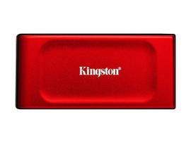 KINGSTON 1TB XS1000 RED EXTERNAL USB 3.2 GEN 2 PORTABLE SOLID STATE DRIVE