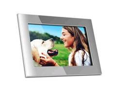 ALURATEK 10IN WIFI SILVER FRAMETIME DIGITAL PHOTO FRAME WITH 16GB BUILT-IN MEMORY