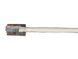 CAT5e 100-MHz Patch Cable Basic Connectors Cross-Pinned PVC Beige 1-ft. 0.3-m