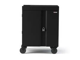 BRETFORD 16X CUBE CART, PRE-WIRED USB-C, BLACK PUMICE