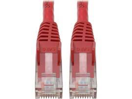 TRIPP LITE CABLE CAT6 GIGABIT SNAGLESS RED 4FT