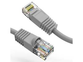 AXIOM 14FT CAT6 UTP 550MHZ PATCH CABLE SNAGLESS MOLDED BOOT (GRAY)