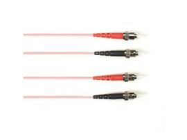 BLACK BOX CORP 62.5 MM FO PATCH CABLE DUPLX, PLENUM, PINK, STST