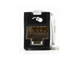 SIEMON COPPER, OUTLET, ULTRAMAX, UTP, CATEGORY 6A, RJ45, HYBRID, BLACK, PUNCH DOWN, T568A/B