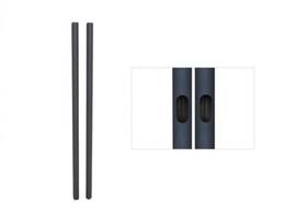 SET OF 60 BLACK REPLACEMENT POLES
