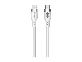TARGUS HYPER 1M SILICONE USB-C TO USB-C 240W CHARGING CABLE - WHITE