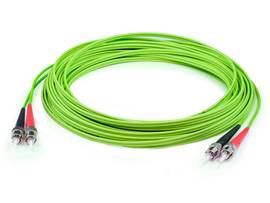 ADD-ON 10M ST M/M OM5 LIME GREEN PATCH CBL