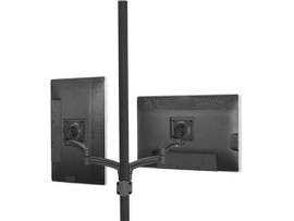 LEGRAND-CHIEF K2 POLE MNT DUAL DISP DUAL 2L ARMS BLK