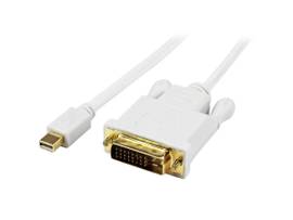 Eliminate excess cable clutter with a short 3ft Mini DisplayPort to DVI active a