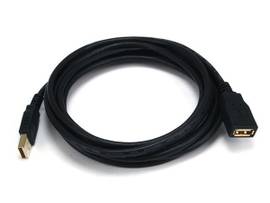MONOPRICE USB 2 A M/ A FEM EXTEN 28/24AWG CBL10FT