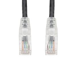 ADD-ON 25FT RJ-45 M/M CAT6A BLACK CU PATCH CBL