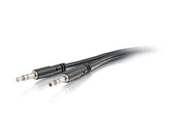 C2G 6FT SLIM AUX 3.5MM MALE TO MALE CABLE