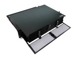 TRIPPLITE PANEL FIBER SPLICE ENCLOSURE 12 CASSETTE