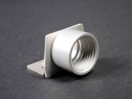 LEGRAND-WIREMOLD END FEED FITTING ALUMINUM