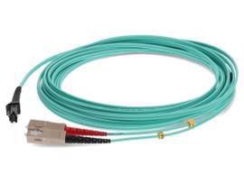 ADD-ONADDSCMTRJ2M5OM3 2M OM3 AQUA DUPLEX PATCH