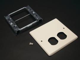 LEGRAND-WIREMOLD 2-GANG DUPLEX RECEPTACLE-