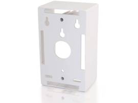 C2G SGL GANG WALL BOX WHT