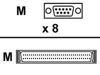 DIGI ACCPRT XP&NEO 8 PRT DB 9M STR CBL