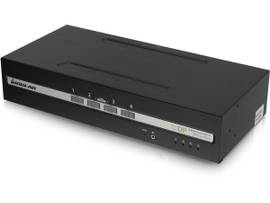 IOGEAR UNIVERSAL 4-PORT DUAL VIEW DISPLAYPORT/HDMI SECURE KVM SWITCH KIT AUDIO TAA