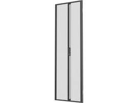 VERTIV 48U X 600MM WIDE SPLIT PERFORATED DOORS BLACK (QTY. 2)