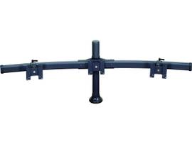 TRIPLE MONITOR CURVED BOW ARM