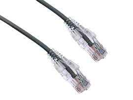 AXIOM 3FT CAT6A BENDNFLEX ULTRA-THIN SNAGLESS PATCH CABLE 650MHZ (GRAY)