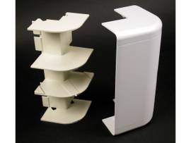 LEGRAND-WIREMOLD NM EXT. ELBOW 5500 IVORY (PKG OF 2)