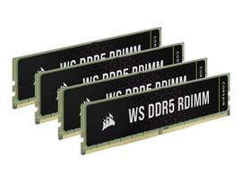 CORSAIR WS DDR5 RDIMM 64GB (4X16GB) DDR5 6000 CL40-40-40-77 1.35V AMD EXPO & INTEL XMP MEMORY