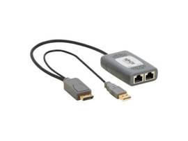 TRIPPLITE DISPLAYPORT OVER CAT6 PIGTAIL RECEIVER WITH REPEATER 4K60HZ 230FT