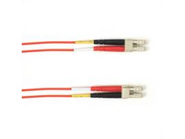 OM2 50/125 Multimode Fiber Patch Cable OFNP Plenum LC-LC RD 1M