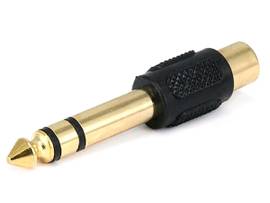 MONOPRICE 1/4IN (6.35MM) TRS STEREO PLUG TO RCA JA