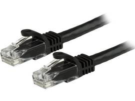 20FT CAT6 ETHERNET CABLE BLACK 100W POE