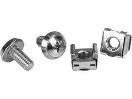 SCREWS AND CAGE NUTS M6 RACK 20 PACK
