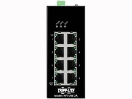 TRIPPLITE INDUSTRIAL ETHERNET SWITCH 8-PORT UNMANAGED 10/100 MBPS DIN MOUNT