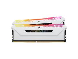 CORSAIR VENGEANCE RGB PRO SL LIGHT ENHANCEMENT KIT, 2-UP CONFIG, FUNCTIONAL LEDS, WHITE HEATSINK, NO DRAM ICS