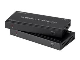 MONOPRICE BLACKBIRD 4K HDBASET EXTENDER KIT_ 120M_ HDR_ 18GBPS_ 4K@60HZ_ YCBCR 4:4:4_ HDCP 2.2_ POC_ RS-232_ LOOP OUT AND BIDIRECTIONAL IR