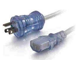 C2G 15FT 16AWG HSPTL PWR CBL 5 15P C13R CLR