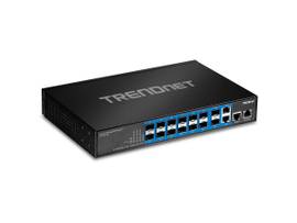TRENDNET 14PORT GIGABIT MANAGED LAYER 2SFP SWITCH