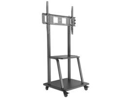 INTRACOM ULTRA HEAVY-DUTY HEIGHT-ADJUSTABLE TV CART