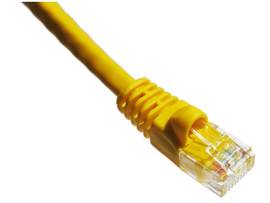 AXIOM 4FT CAT6A 650MHZ PATCH CABLE MOLDED BOOT (YELLOW)
