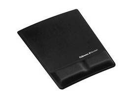 FELLOWES MOUSEPAD/WRIST SUP W/MICRO-BLK (FABRIC)