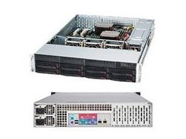 SUPERMICRO BLACK 2U SC825TQC SAS3 LP CHASSIS W/ RED. 800W PWS
