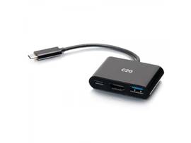 C2G USB C TO HDMI, USB A, POWER DOCK