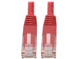 TRIPP LITE CABLE CAT6 GIGABIT MOLDED PATCH RED 100