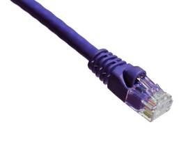 AXIOM 14FT CAT6A 650MHZ PATCH CABLE MOLDED BOOT (PURPLE)