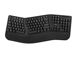 MONOPRICE ERGONOMIC WIRELESS SPLIT 105-KEY KEYBOARD, 2.4GHZ WIRELESS