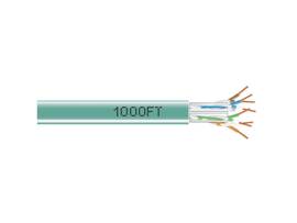 CAT6 550-MHz Solid Ethernet Bulk Cable - Unshielded (UTP), CMR PVC, Green, 1000-