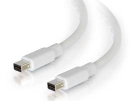 C2G 10FT MINI DISPLAYPORT CABLE M/M WH
