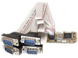 4 PORT MINI PCIE SERIAL CARD W/ 16650