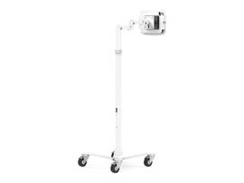 COMPULOCKS IPAD PRO 12.9INCH (3-6TH GEN) SPACE ENCLOSURE MEDICAL ROLLING CART EXTENDED PLUS HUB WHITE